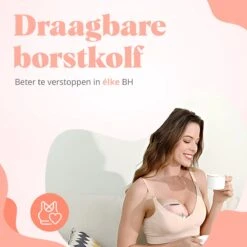 Evite Elektrische Draadloze Borstkolf – Handsfree & Draagbaar – BPA-Vrij – Dubbele Borstkolf – Met E-Book - Roze 17 Evite Elektrische Draadloze Borstkolf – Handsfree & Draagbaar – BPA-Vrij – Dubbele Borstkolf – Met E-Book - Roze -Stokke Verkoop 1200x1200 1636