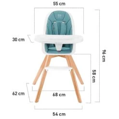 Kinderkraft Kinderstoel 2 In 1 Tixi Turquoise -Stokke Verkoop 1200x1200 258