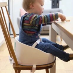 Prince Lionheart Stoelverhoger Squish Seat | 18m - 5jr (60lbs) | Lichtgewicht | 3-Puntsgordel | Stevig Onderstel | Springveilige Zitting | Slipvast - Grijs -Stokke Verkoop 1200x1200 29