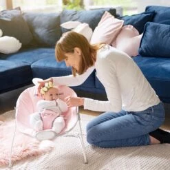 Merkloos MoMi GLOSSY - Automatisch Wipstoeltje, Met Muziek - Bunny -Stokke Verkoop 1200x1200 294