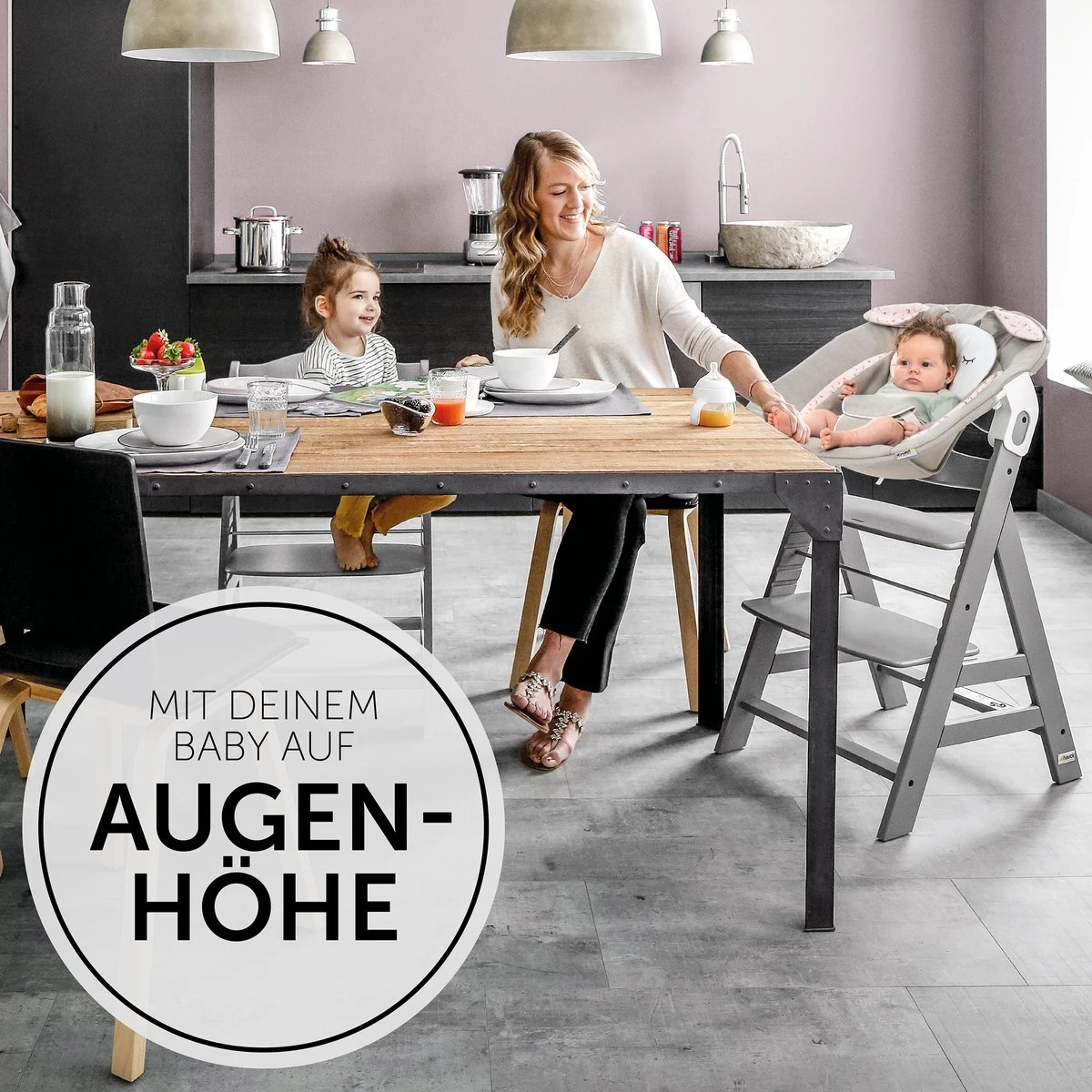 Hauck Alpha Plus Kinderstoel Newborn Set Met Bouncer Powder Bunny - Roze 10 Hauck Alpha Plus Kinderstoel Newborn Set Met Bouncer Powder Bunny - Roze - Afbeelding 8