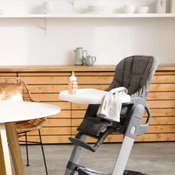 Hauck Grow Up Inklapbare Kinderstoel - Met Ligfunctie En Eetblad - Grijs Melange -Stokke Verkoop 1200x1200 322