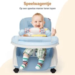 Twinky® Kinderstoel – 2-in-1 Kinderwagen Set – Blauw – Inklapbare Eetstoel & Baby Wagentje En Babystoel Voor Aan Tafel – Kinderzetel, Peuterstoeltje En Meegroeistoel In 1 -Stokke Verkoop 1200x1200 325