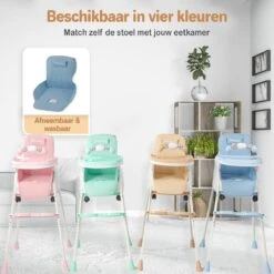 Twinky® Kinderstoel – 2-in-1 Kinderwagen Set – Blauw – Inklapbare Eetstoel & Baby Wagentje En Babystoel Voor Aan Tafel – Kinderzetel, Peuterstoeltje En Meegroeistoel In 1 -Stokke Verkoop 1200x1200 327