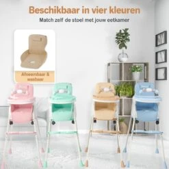 Twinky® Kinderstoel – 2-in-1 Kinderwagen Set – Bruin – Inklapbare Eetstoel & Baby Wagentje En Babystoel Voor Aan Tafel – Kinderzetel, Peuterstoeltje En Meegroeistoel In 1 -Stokke Verkoop 1200x1200 398