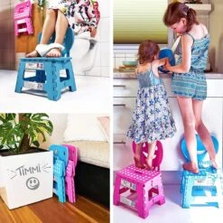 Helperfect Opvouwbare Kinderstoel & Opstapje Met Rugleuning (2 In 1) – Stabiel En Veilig Kinderstoeltje - Roze -Stokke Verkoop 1200x1200 403