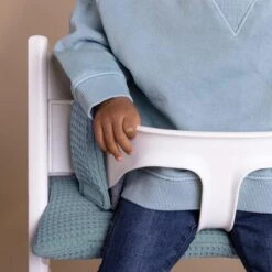 Ukje Stoelverkleiner - Geschikt Voor Stokke Tripp Trapp - Kinderstoel - Kussenset - Jade - Wafelstof - Extra Dik -Stokke Verkoop 1200x1200 456