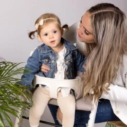 Ukje Stoelverkleiner - Geschikt Voor Stokke Tripp Trapp - Kinderstoel - Kussenset - Taupe - Wafelstof -Extra Dik -Stokke Verkoop 1200x1200 476