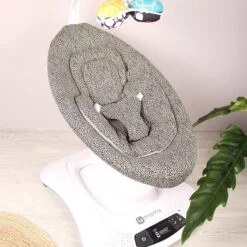 Ukje Verkleinkussen - Geschikt 4Moms Mamaroo - Wafelstof - Taupe Luipaard -Stokke Verkoop 1200x1200 482