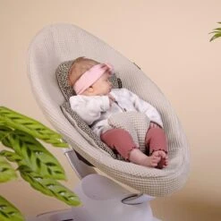 Ukje Verkleinkussen - Geschikt 4Moms Mamaroo - Wafelstof - Taupe Luipaard -Stokke Verkoop 1200x1200 485