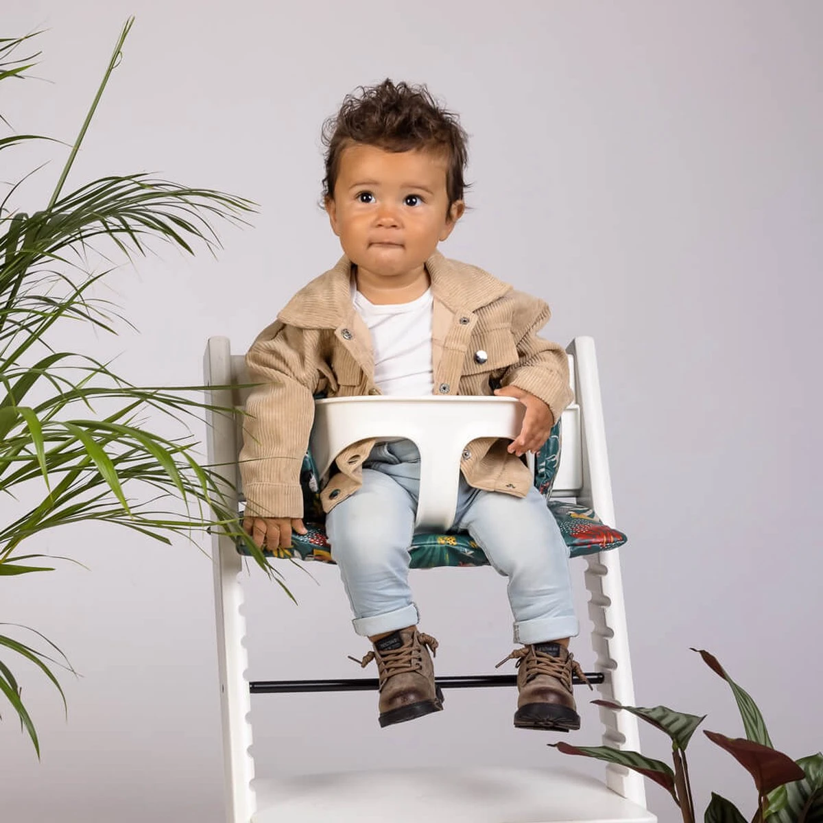 Ukje Stoelverkleiner - Geschikt Voor Stokke Tripp Trapp - Geplastificeerd - Kinderstoel - Kussenset - Groen Aap - Extra Dik 9 Ukje Stoelverkleiner - Geschikt Voor Stokke Tripp Trapp - Geplastificeerd - Kinderstoel - Kussenset - Groen Aap - Extra Dik - Afbeelding 7