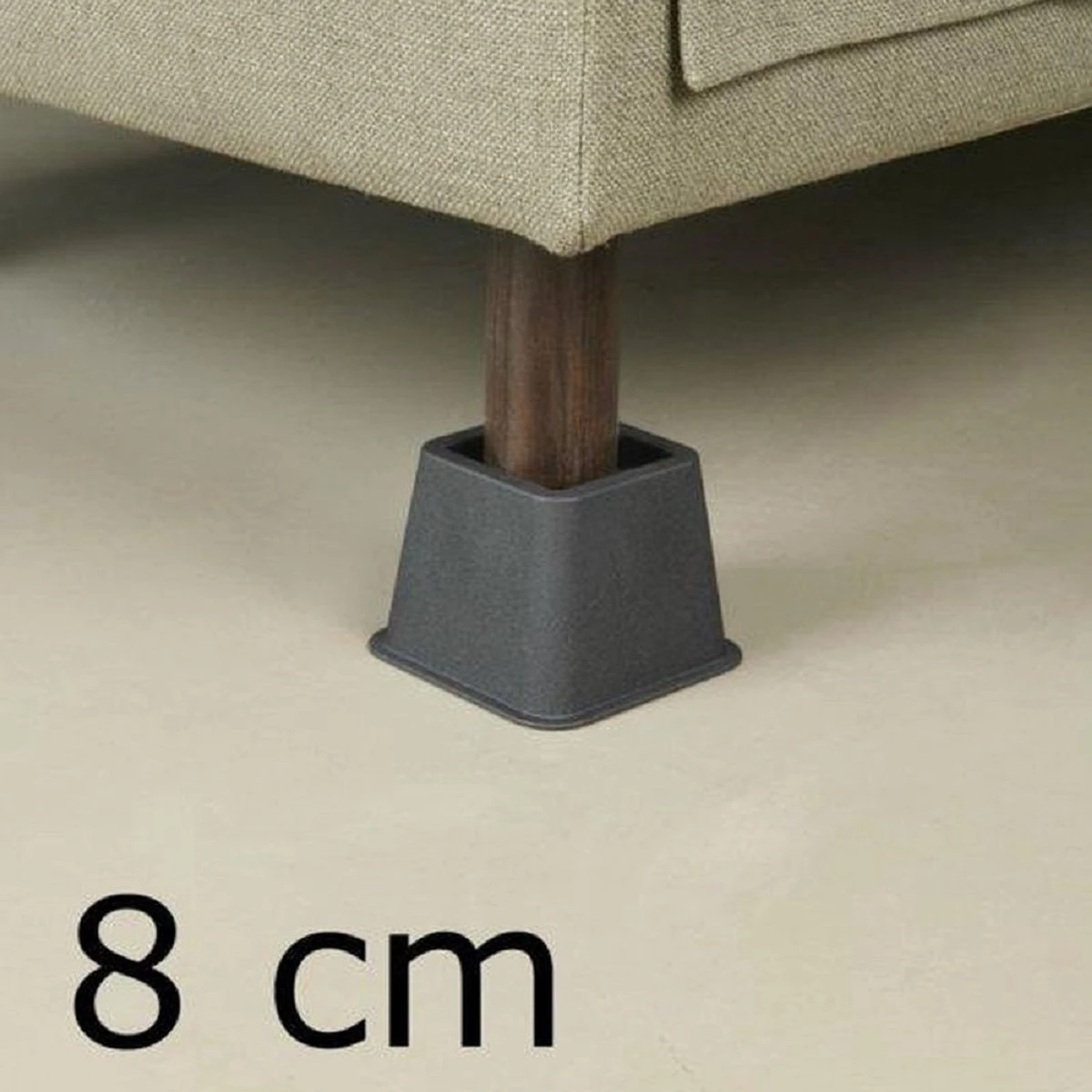 LuxeBass 4x Bedverhogers | Bedklossen | Meubelverhogers | Stoelverhogers | Max. 600 Kg - LB637 13 LuxeBass 4x Bedverhogers | Bedklossen | Meubelverhogers | Stoelverhogers | Max. 600 Kg - LB637 - Afbeelding 11