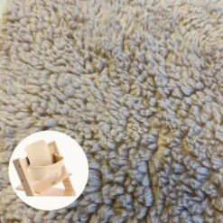 Ukje Stoelverkleiner - Geschikt Voor Stokke Tripp Trapp - Kinderstoel - Kussenset - Taupe - Wafelstof - Extra Dik -Stokke Verkoop 1200x1200 520