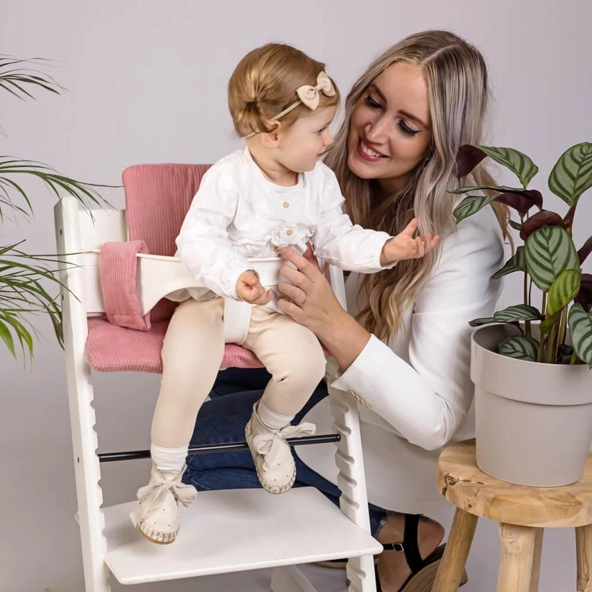 Ukje Stoelverkleiner - Geschikt Voor Stokke Tripp Trapp - Kinderstoel - Kussenset - Ribstof - Roze - Extra Dik 7 Ukje Stoelverkleiner - Geschikt Voor Stokke Tripp Trapp - Kinderstoel - Kussenset - Ribstof - Roze - Extra Dik - Afbeelding 5