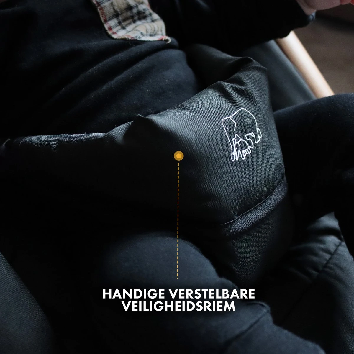 Deryan Rocker Wipstoel - Luxe 2-in-1 - Zwart 11 Deryan Rocker Wipstoel - Luxe 2-in-1 - Zwart - Afbeelding 9