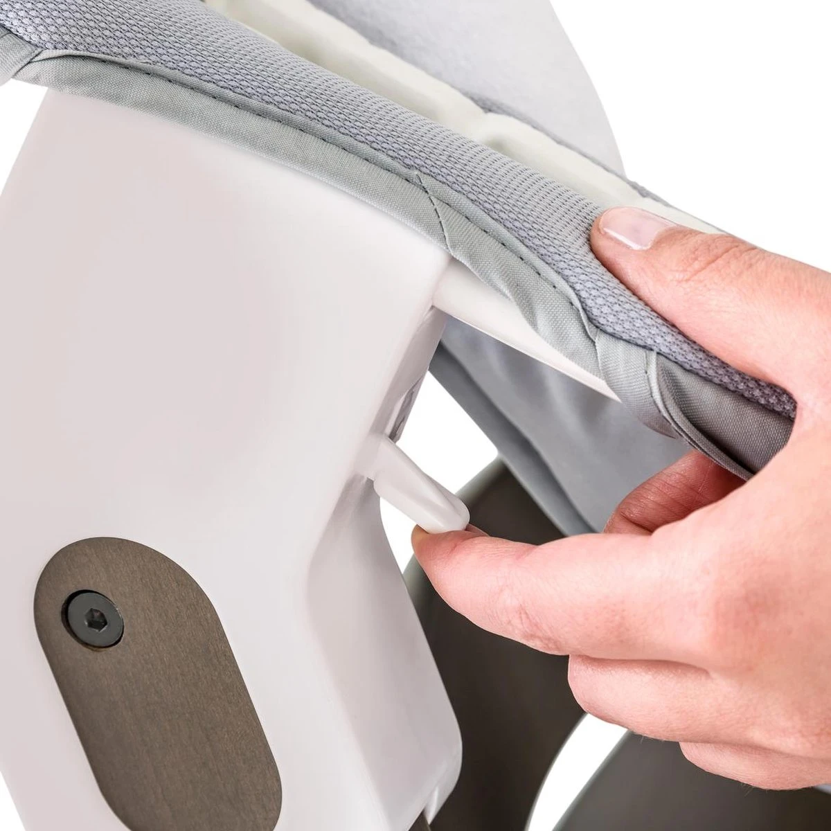 Hauck Alpha Bouncer 2 In 1 Wipstoel - Stretch Grey 7 Hauck Alpha Bouncer 2 In 1 Wipstoel - Stretch Grey - Afbeelding 5