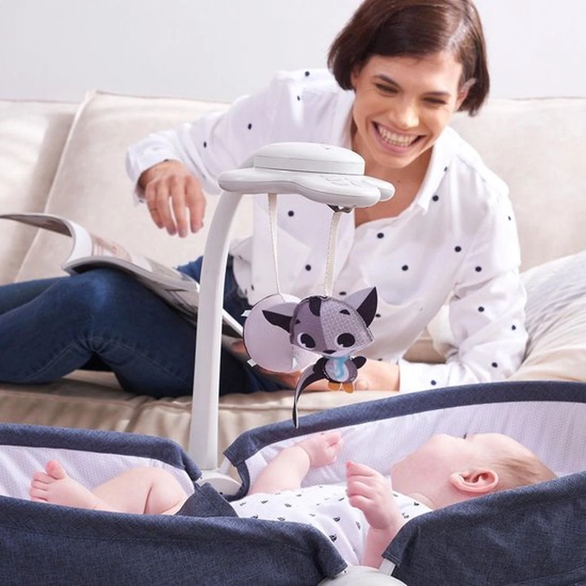 Tiny Love Rocker Napper 3-in-1 Wipstoel - Blue Jeans 10 Tiny Love Rocker Napper 3-in-1 Wipstoel - Blue Jeans - Afbeelding 8