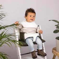 Ukje Stoelverkleiner - Geschikt Voor Stokke Tripp Trapp - Kinderstoel - Kussenset - Groen - Ribstof - Extra Dik -Stokke Verkoop 1200x1200 72