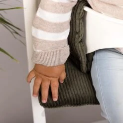 Ukje Stoelverkleiner - Geschikt Voor Stokke Tripp Trapp - Kinderstoel - Kussenset - Groen - Ribstof - Extra Dik -Stokke Verkoop 1200x1200 73