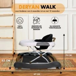 Deryan Luxe Loopstoel - Schommelfunctie -Inclusief Speelset En Dienblad - Bruin -Stokke Verkoop 1200x1200 785