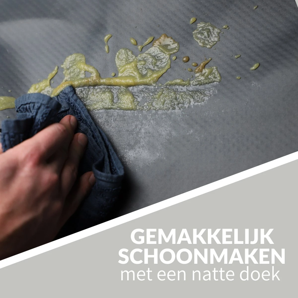 Mamboe Knoeimat - Knoeimat Kinderstoel - 130 Cm - Vloermat - Knoeimat Baby - Speelmat - Placemat Baby - Kinderstoel Mat - Vloerbeschermer 7 Mamboe Knoeimat - Knoeimat Kinderstoel - 130 Cm - Vloermat - Knoeimat Baby - Speelmat - Placemat Baby - Kinderstoel Mat - Vloerbeschermer - Afbeelding 5