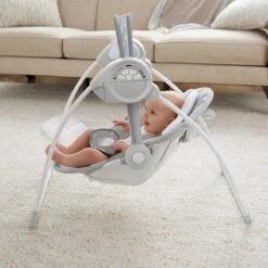 Ingenuity 0m+ Comfort 2 Go Portable Swing™ - Cuddle Lamb / Babyschommel -Stokke Verkoop 1200x1200 834
