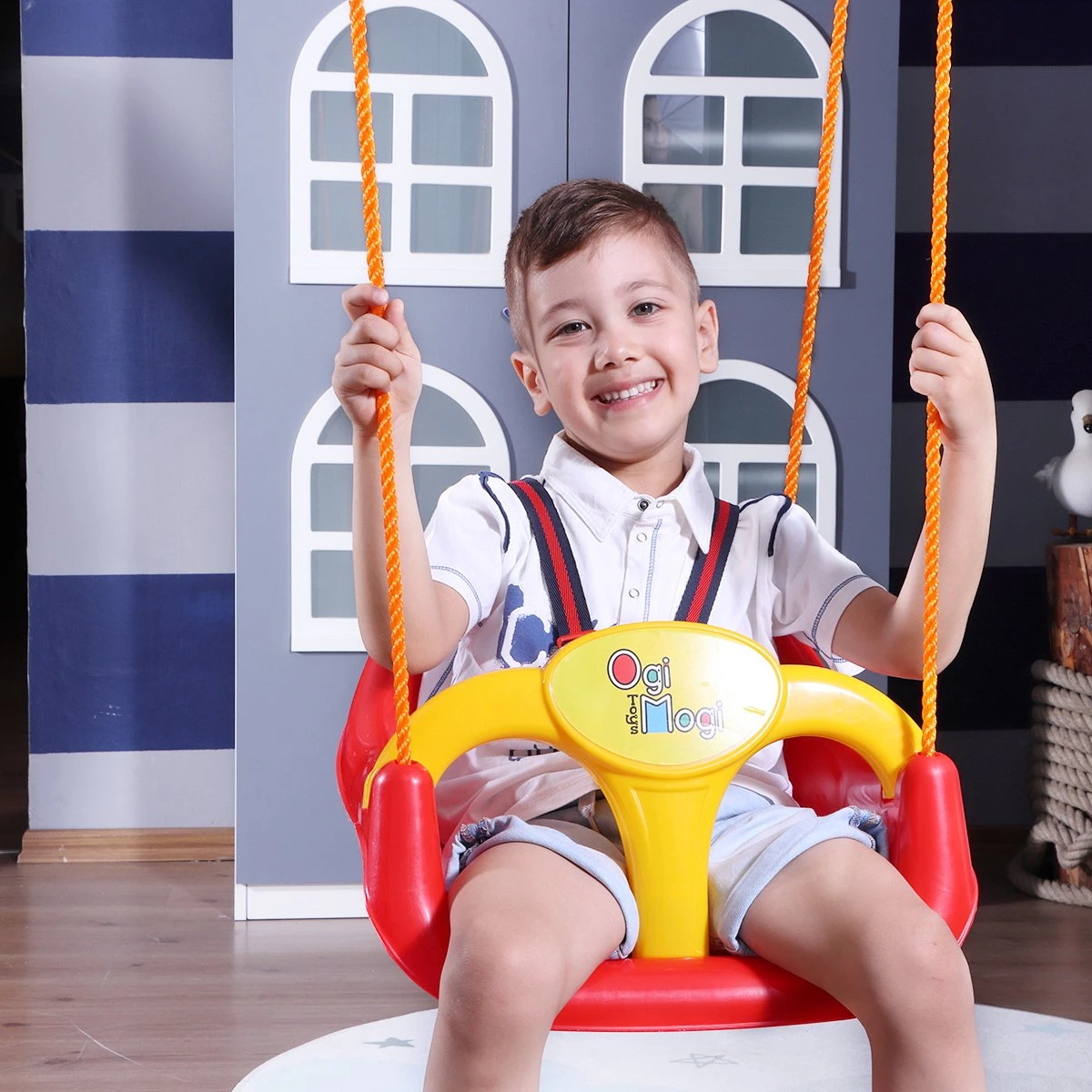 Ogi Mogi Speelgoed Schommel - Peuter Schommel - Babyschommel Vanaf 1 Jaar 7 Ogi Mogi Speelgoed Schommel - Peuter Schommel - Babyschommel Vanaf 1 Jaar - Afbeelding 5