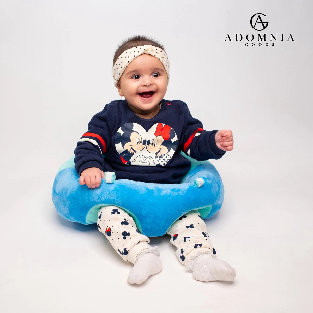 AdomniaGoods - Baby Zitkussen - Baby Zitstoel - Kinderstoel - Baby Sofa - Baby Zitzak - Zit Ontwikkeling - Harten - Roze. 4 AdomniaGoods - Baby Zitkussen - Baby Zitstoel - Kinderstoel - Baby Sofa - Baby Zitzak - Zit Ontwikkeling - Harten - Roze. - Afbeelding 2