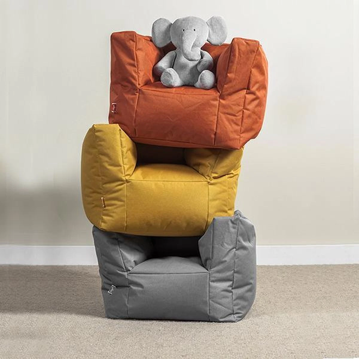Jollein Kinderfauteuil - Storm Grey 11 Jollein Kinderfauteuil - Storm Grey - Afbeelding 9