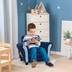 HOMCOM Kinderbank Mini Sofa Stoel Met Houten Structuur Antislip Voeten 310-038 -Stokke Verkoop 1200x1200 858