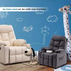 Luxe Kinder Relaxstoel - Kinderstoel - Ligfunctie - Chill Stoel - Televisie Stoel - Kindersofa - 72 X 66 X 87 Cm -Stokke Verkoop 1200x1200 863