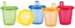 Nûby Drinkbekers Met Tuit - Herbruikbaar - Verschillende Kleuren - 6 Stuks -Stokke Verkoop 1200x445