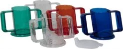 HandyCup Met Deksel - Drinkbeker Met 2 Handgrepen - Blauw - 200ml -Stokke Verkoop 1200x481 1