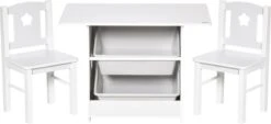 HOMCOM Kindersuite Met 2 Stoelen En Tafel 312-054 -Stokke Verkoop 1200x549