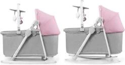 Kinderkraft Nola 5in1 Wieg - Wipstoel - Schommelstoel Peony Rose -Stokke Verkoop 1200x628