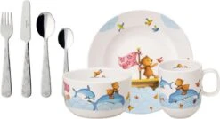 Villeroy & Boch Happy As A Bear Kinderservies Premium Porselein, 7-delig