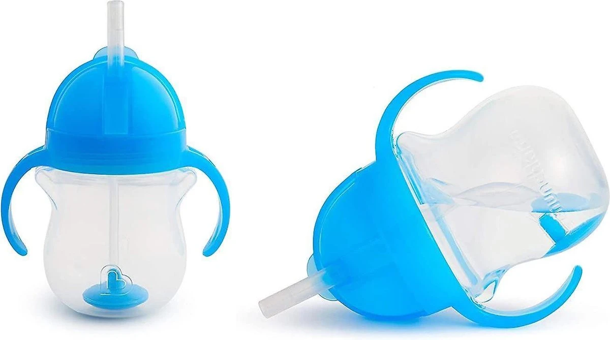 Munchkin Tip & Sip Drinkbeker Met Rietje Blauw 8 Munchkin Tip & Sip Drinkbeker Met Rietje Blauw - Afbeelding 6