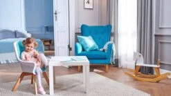 Kinderkraft Kinderstoel 2 In 1 Tixi Turquoise -Stokke Verkoop 1200x674 1