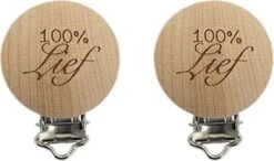 Durable Houten Speenclips 2 Stuks 54 100% Lief