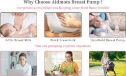 Aidmom - Set - Dubbele Elektrische Borstkolf – Rose – Oplaadbare Draagbare Borstkolf – Draadloze Borstkolven – BPA Vrij – Handsfree Kolven – 24mm – Borstvoeding – Set Van 2 Stuks -Stokke Verkoop 1200x724 1