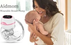 Aidmom - Set - Dubbele Elektrische Borstkolf – Rose – Oplaadbare Draagbare Borstkolf – Draadloze Borstkolven – BPA Vrij – Handsfree Kolven – 24mm – Borstvoeding – Set Van 2 Stuks -Stokke Verkoop 1200x761 3