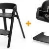 Stokke Steps Bundel - Zwart. Stoel + Babyset + Tray -Stokke Verkoop 1200x778