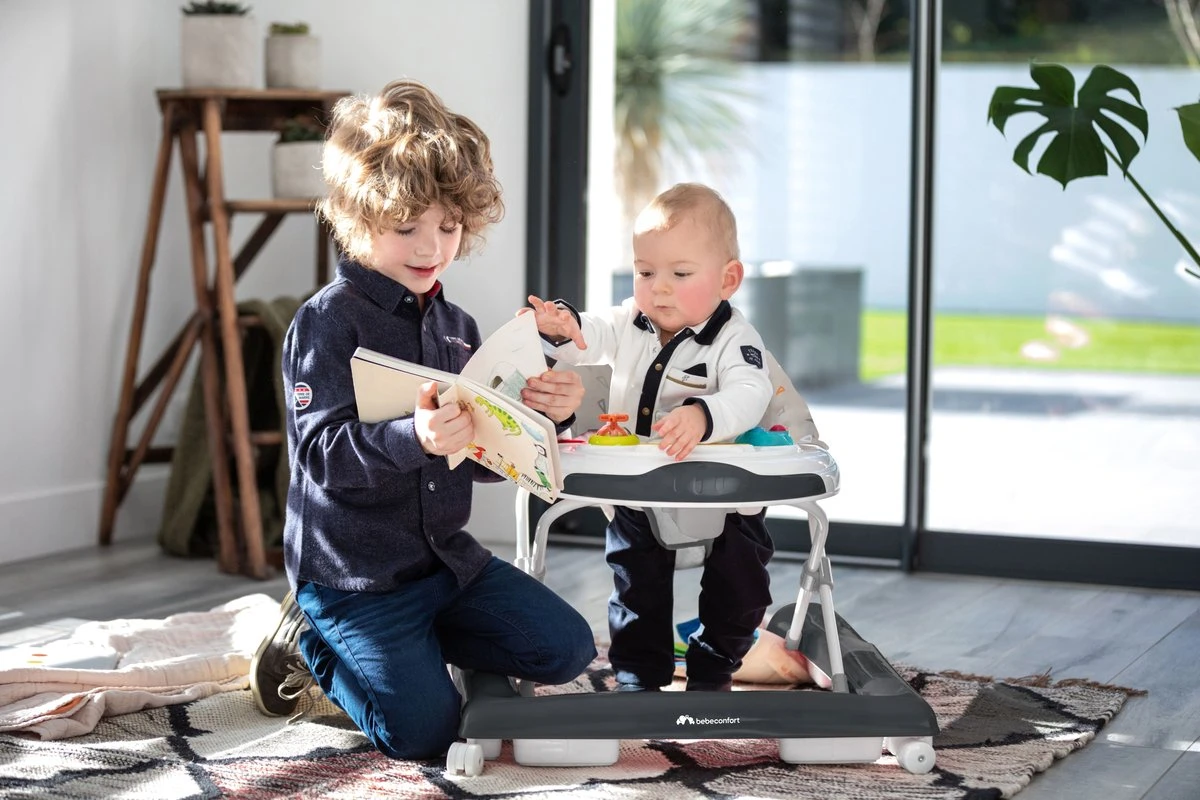 Bebeconfort Bolid Loopstoel - Warm Grey - Speels - Groeit Met Je Kind - Vanaf 6 Maanden 8 Bebeconfort Bolid Loopstoel - Warm Grey - Speels - Groeit Met Je Kind - Vanaf 6 Maanden - Afbeelding 6