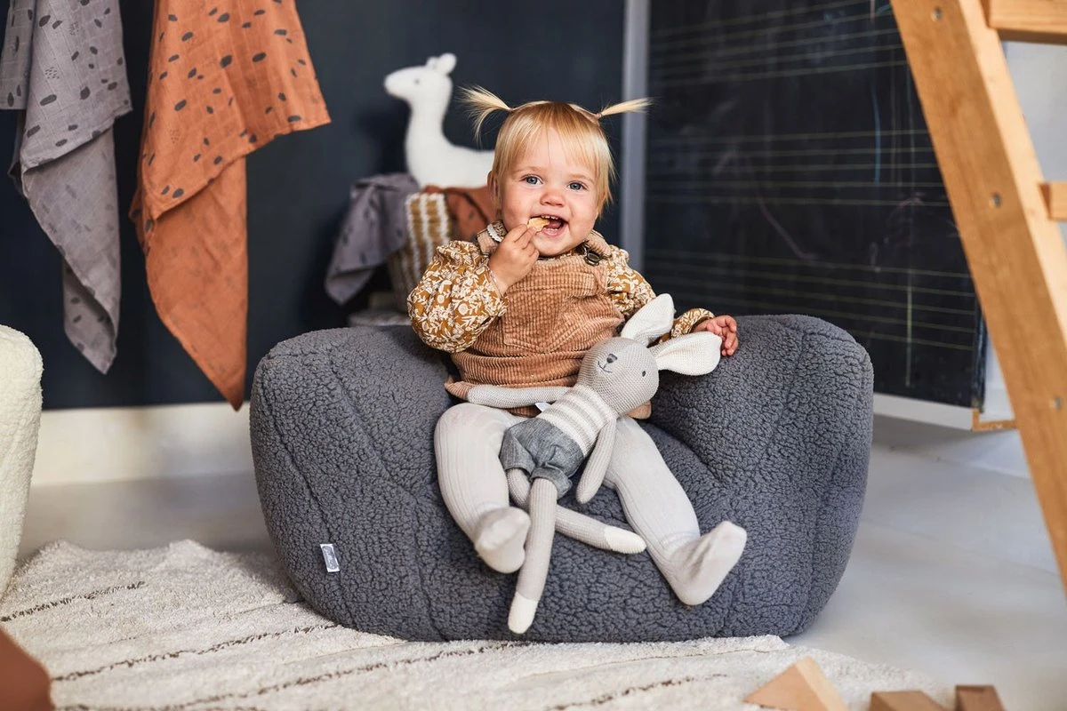Jollein Kinderfauteuil Teddy - Cream White 11 Jollein Kinderfauteuil Teddy - Cream White - Afbeelding 9
