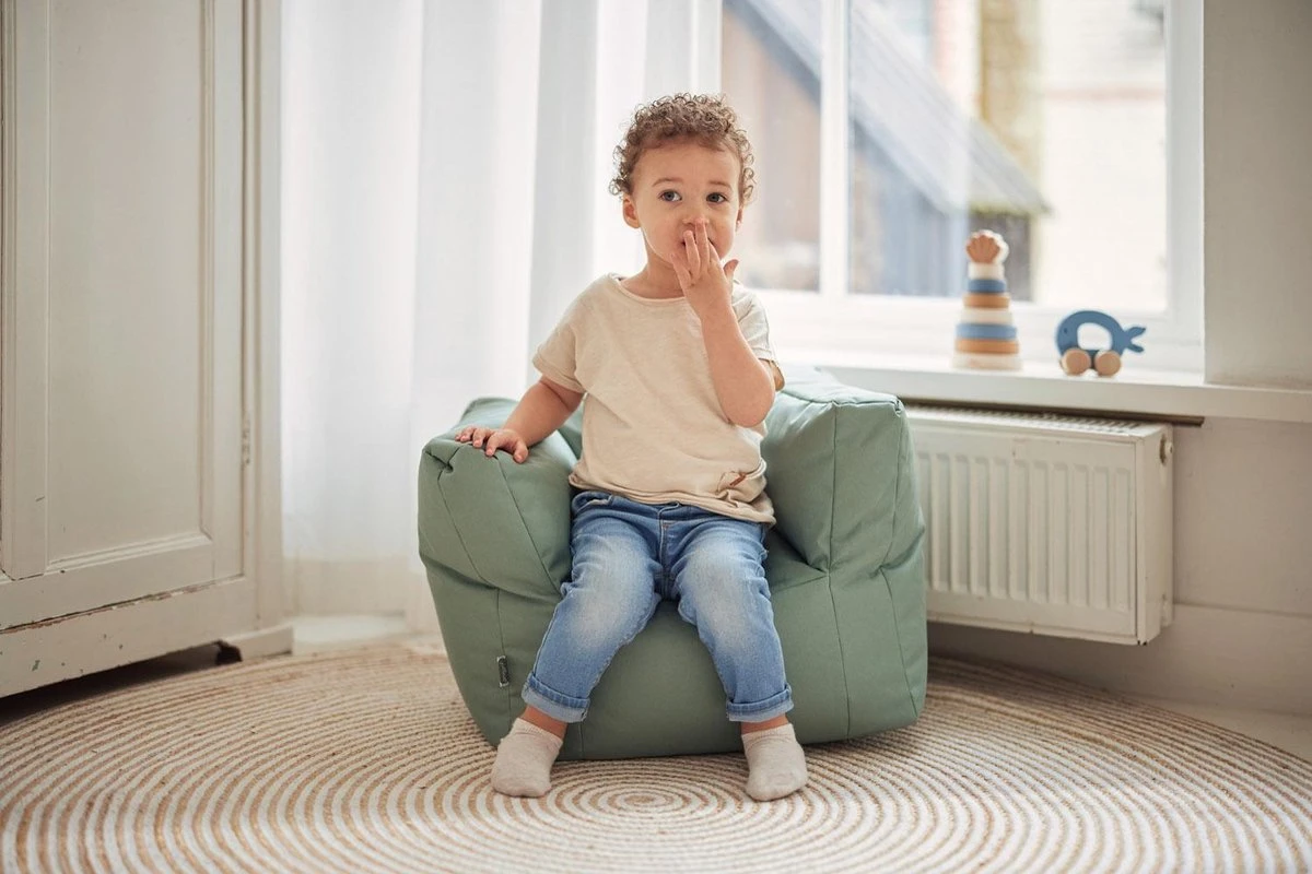 Jollein Kinderfauteuil - Ash Green 7 Jollein Kinderfauteuil - Ash Green - Afbeelding 5