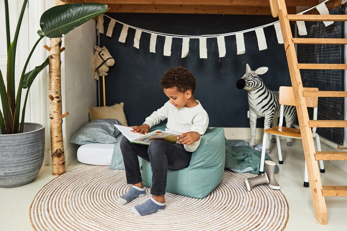 Jollein Kinderfauteuil - Ash Green 14 Jollein Kinderfauteuil - Ash Green - Afbeelding 12