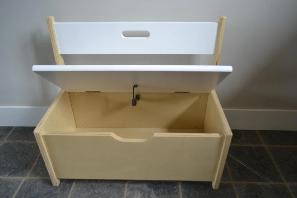 BeBoonz Kinderbankje Met Opbergruimte - Speelgoedkist - Houten Kinderbankje Wit/naturel - Klepbank - Houten Opbergbankje - Speelgoedbank-Speelgoed Kist - Kindermeubels - Speelgoed Opbergbankje - Kinderbankje Los Of Voor Bij De Kindertafelc- Beboonz 5 BeBoonz Kinderbankje Met Opbergruimte - Speelgoedkist - Houten Kinderbankje Wit/naturel - Klepbank - Houten Opbergbankje - Speelgoedbank-Speelgoed Kist - Kindermeubels - Speelgoed Opbergbankje - Kinderbankje Los Of Voor Bij De Kindertafelc- Beboonz - Afbeelding 3