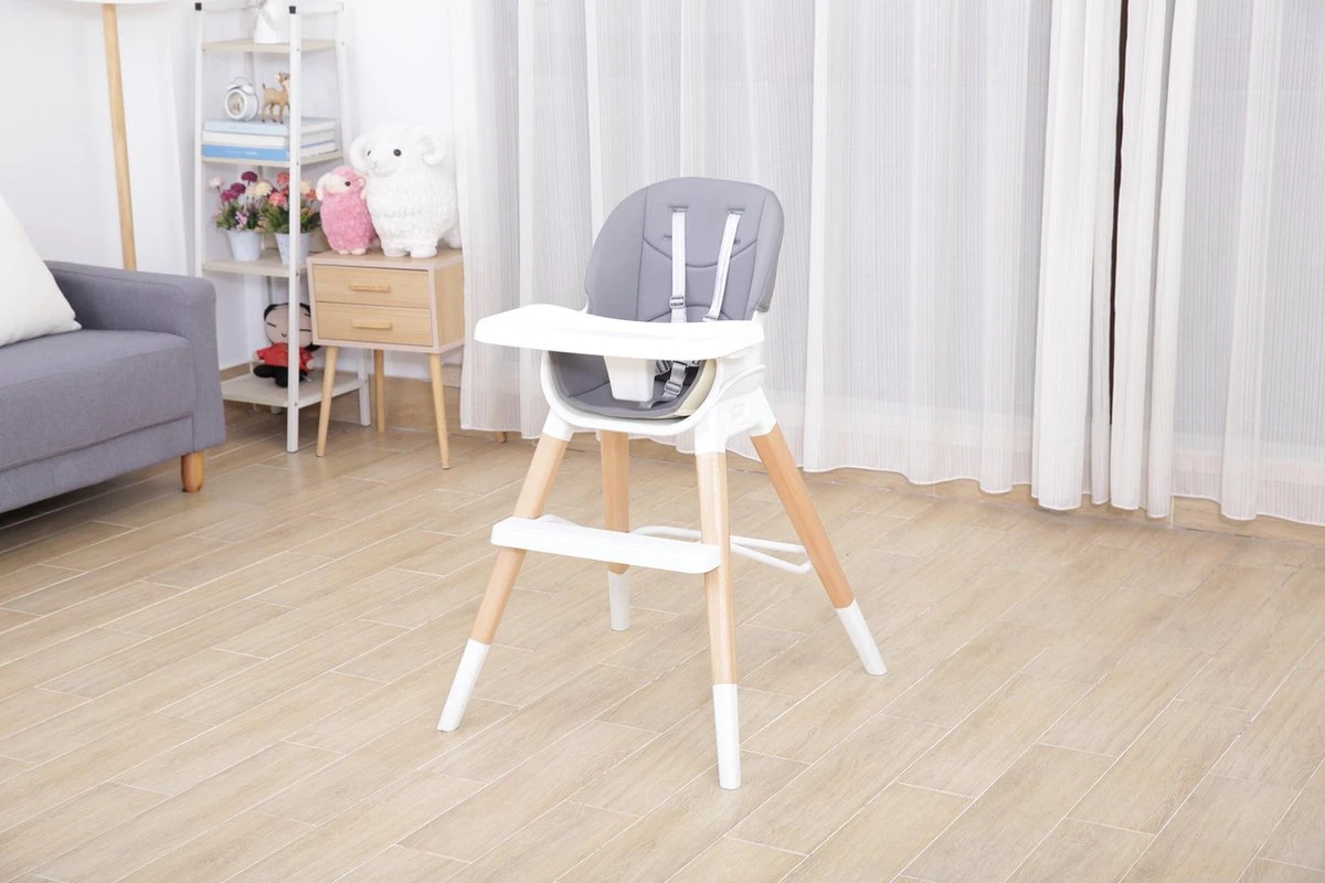 Kekk Diner Kinderstoel - Grijs 11 Kekk Diner Kinderstoel - Grijs - Afbeelding 9