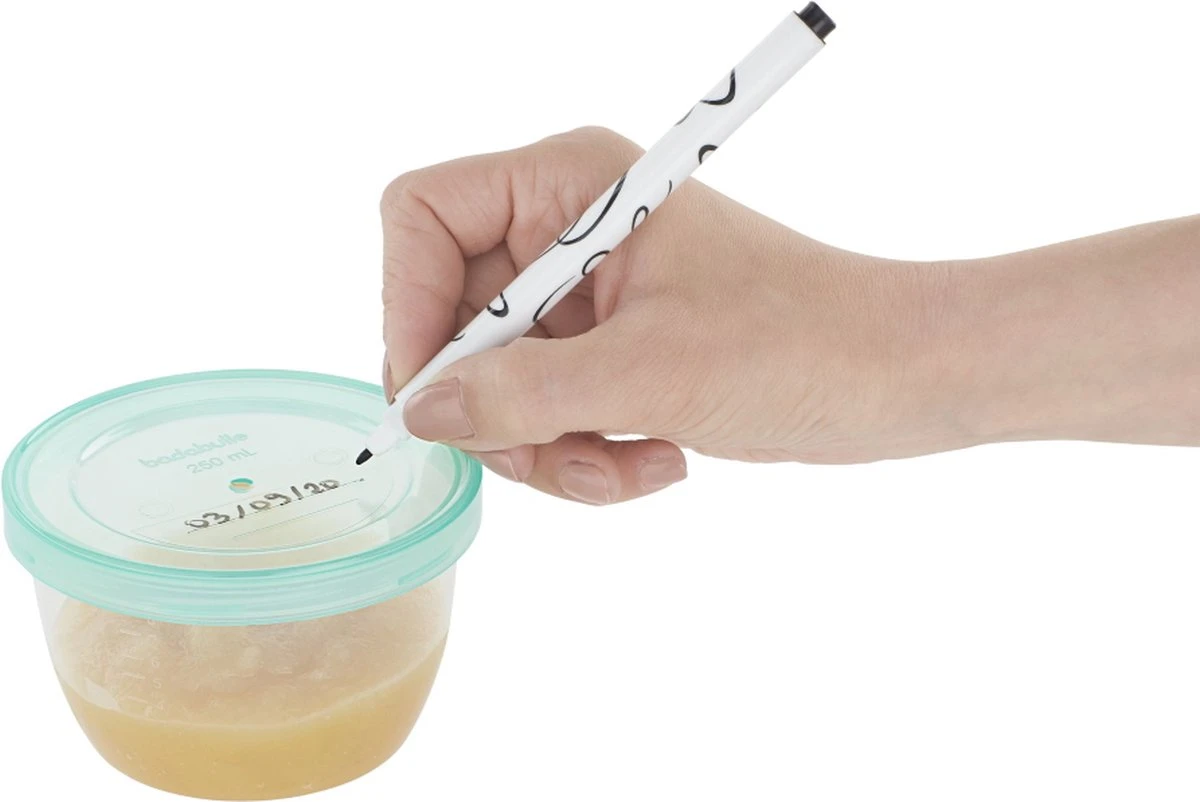 Badabulle 250 Ml Maxi Porties Bewaarbakjes B004304 7 Badabulle 250 Ml Maxi Porties Bewaarbakjes B004304 - Afbeelding 5