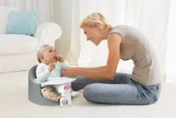 Little Tikes Babyzitje My First Seat - Vanaf 4 Maanden - Foam Vloerzitje Met Tafeltje - Grijs -Stokke Verkoop 1200x808